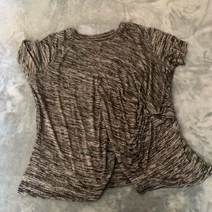 Gray loose shirt
